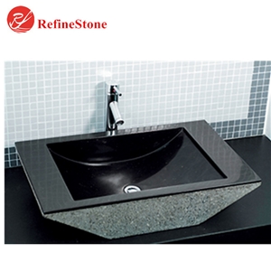 Grey Marble Wash Sink On Countertop,Bathroom Marble Wash