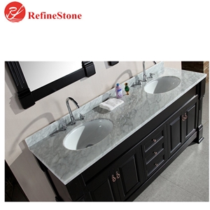 Italian White Marble Bathroom Vanity Top,Luxy White Marble
