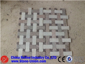 Multicolor Decoration Mosaic Tiles, Slate Wall Mosaic Tiles Pattern, Square Natural Slate Stone Paving Stone, Stone Mosaic