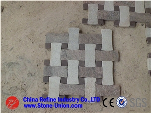 Multicolor Decoration Mosaic Tiles, Slate Wall Mosaic Tiles Pattern, Square Natural Slate Stone Paving Stone, Stone Mosaic