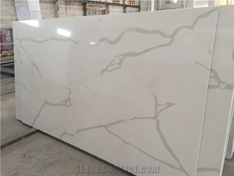 Calacatta Quartz,Polished Slabs&Tiles for Covering,Skirting,Natural Building Stone Decoration,Interior Hotel,Bathroom,Kitchentop