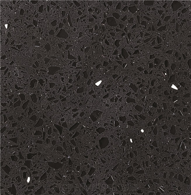 Grey Quartz,Black Quartz,Polished Slabs&Tiles for Covering,Skirting,Natural Building Stone Decoration,Interior Hotel,Bathroom,Kitchen