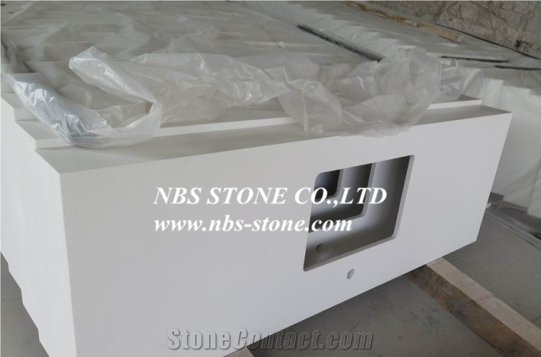 White Quartz Project,Countertop from China,Polished for Covering,Skirting,Natural Building Stone Decoration,Interior Hotel,Bathroom,Kitchentop