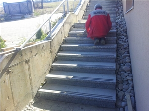 Grey Granite Steps