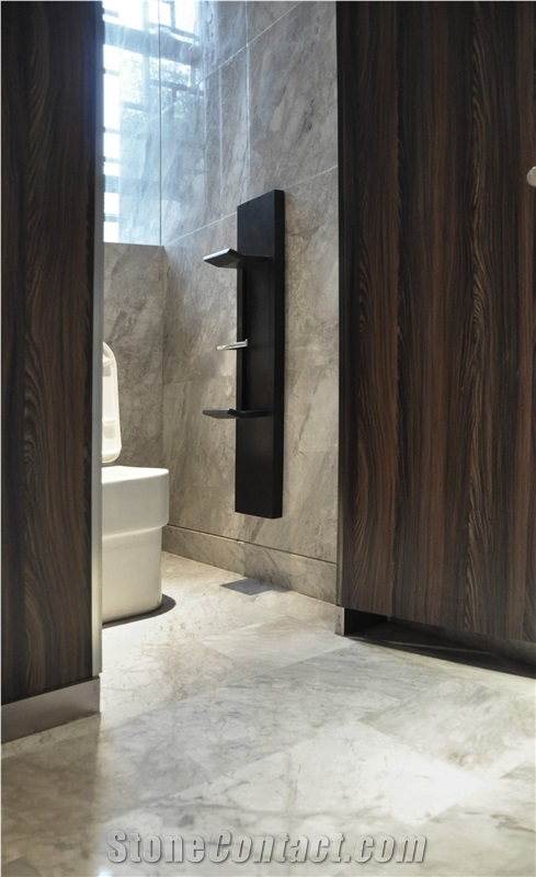 Agud Grey Ice Crystal Marble Slab Polished,Bathroom Wall Cladding Tiles,Imperial Gray Marble Panel for Hotel Floor Covering
