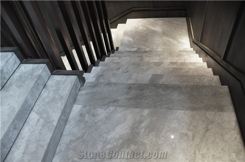 Agud Grey Ice Crystal Marble Slab Polished,Tile for Wall Cladding,Imperial Gray Marble Cut to Size Panel for Hotel Floor Covering