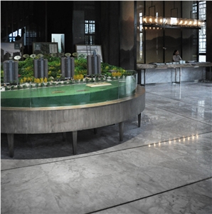 Agud Grey Ice Crystal Marble Slab Polished,Wall Cladding Tiles,Imperial Gray Marble Panel for Hotel Lobby Floor Covering