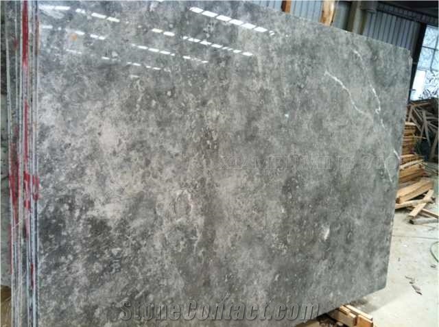 Antique Style Silver Sable Grey Marble Polished Slabs,Machine Cutting Tiles Panel for Hotel Bathroom Wall Cladding,Floor Covering Pattern