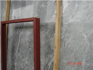 Antique Style Silver Sable Grey Marble Polished Slabs,Machine Cutting Tiles Panel for Hotel Bathroom Wall Cladding,Floor Covering Pattern