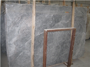 Antique Style Silver Sable Grey Marble Polished Slabs,Machine Cutting Tiles Panel for Hotel Bathroom Wall Cladding,Floor Covering Pattern