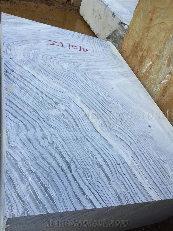 Black Wooden Vein Marble Block, Ancient Nero Serpeggiante Block