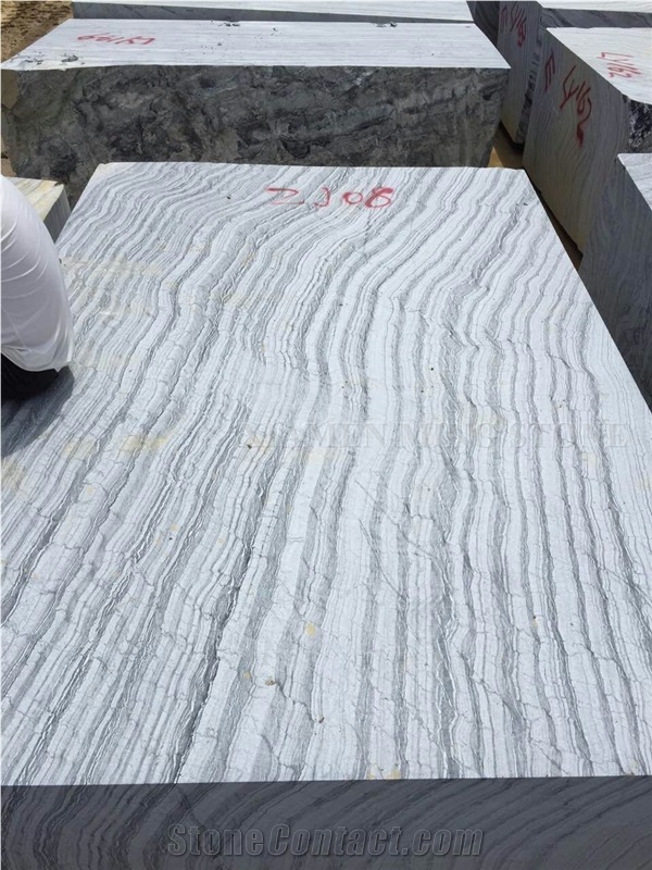 Black Wooden Vein Marble Block, Ancient Nero Serpeggiante Block
