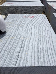 Black Wooden Vein Marble Block, Ancient Nero Serpeggiante Block