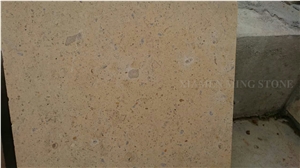 China Beige Limestone Coral Stone Tiles Panel Villa Exterior Wall Cladding,Cream Seashell Stone Slabs Cutting Walling Pattern