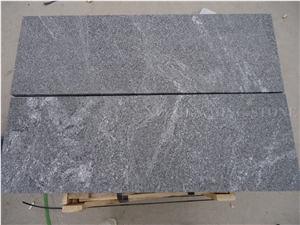 Flamed Snow Grey Granite Tiles,China Jet Mist Granite,Nero Branco Granite,Jet Mist Black Granite,China Black Via Lactea Tiles Garden Stepping