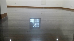 Grey Ocean Wooden Vein Marble Polished Slab Tile,Machine Cutting Tiles Panel for Wall Cladding,Hotel Bathroom Floor Covering French Pattern