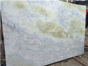 Polished Blue River Marble Lemon Ice Spring Slabs,Machine Cutting Azul Tiles for Panel Floor Covering,Wall Cladding Skirting French Pattern
