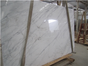Polished China Bianco Carrara White Marble Slabs,Machine Cutting Antico Fox White Marble Tiles for Wall Cladidng,Floor Covering Pattern