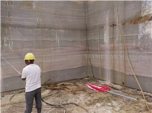 Silver Serpeggiante Blue Limestone Polished Slabs Tile,Straight Cutting Panel for Interior Wall Cladding,Lobby Floor Covering Pattern