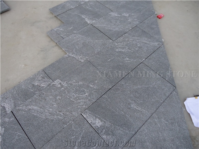 Snow Grey Granite,China Jet Mist Granite,Nero Branco Granite,Jet Mist Black Granite,China Black Via Lactea Tiles Garden Stepping