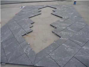 Snow Grey Granite,China Jet Mist Granite,Nero Branco Granite,Jet Mist Black Granite,China Black Via Lactea Tiles Garden Stepping