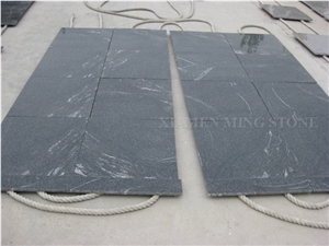 Snow Grey Granite,China Jet Mist Granite,Nero Branco Granite,Jet Mist Black Granite,China Black Via Lactea Tiles Garden Stepping