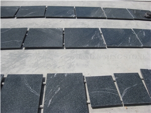 Snow Grey Granite Polished Machine Cutting Tiles,China Jet Mist Black Granite,Nero Branco Granite,China Black Via Lactea Tiles Pool Surround Paving