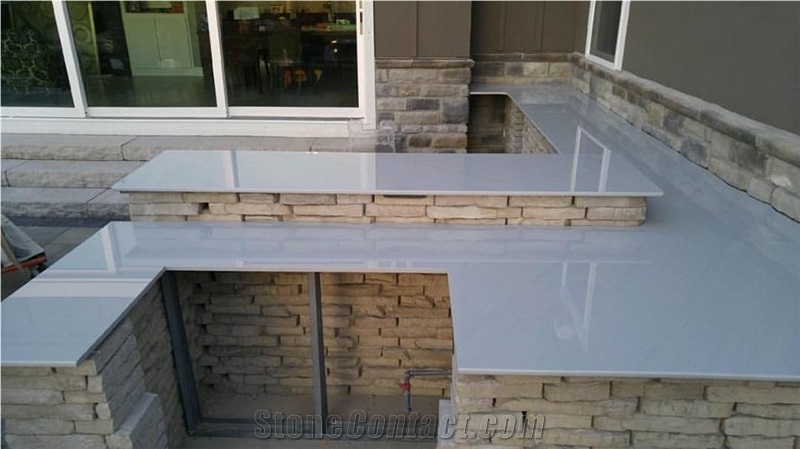 Geoluxe Bluette Solid Surface Outdoor Kitchen Top