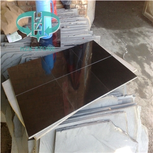 China Surface Polished Mongolia Black Basalt/Neimeng Black Basalt