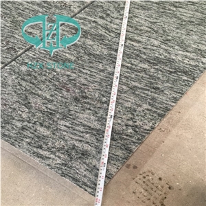 Flamed G612 Oliver Green Natural Granite Natural Split Wall Tiles/Mushroom China Green Granite Tiles/Zhangpu Dark Green Granite Flooring Tiles