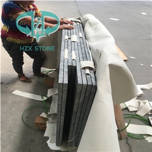 Flamed G612 Oliver Green Natural Granite Natural Split Wall Tiles/Mushroom China Green Granite Tiles/Zhangpu Dark Green Granite Flooring Tiles