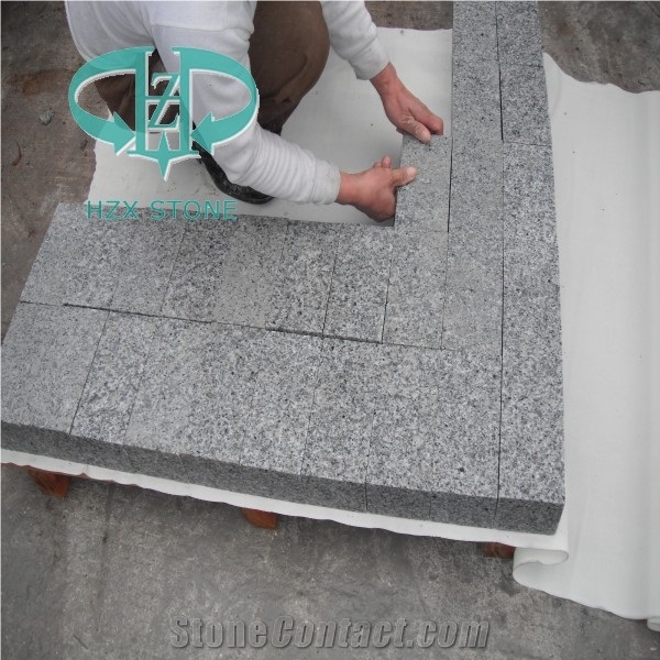 New G640 White Black Flower Granite China Natural Cheap Grey Stone Slabs Floor Wall Thin Tiles Countertops Square Pavers