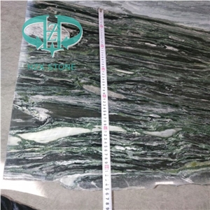 Sea Wave Green Granite, Yunnan Green Granite, China Green Granite Slabs Polishing, Polished Wall Floor Covering Tiles, Walling, Flooring, Pattern