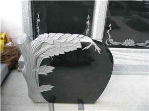 Customized Aurora Tree Monument for Cemetery, Granite Monument Design