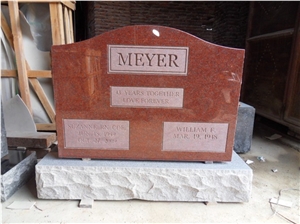 Customized Aurora Tree Monument for Cemetery, Granite Monument Design