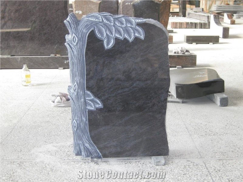 Customized Aurora Tree Monument for Cemetery, Granite Monument Design