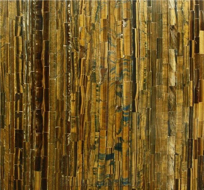 High Quality Factory Wholesale Price Backlit Tiger Eye Semi Precious Gemstone Slab