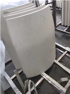 High Quality Factory Whosale Natural Stone Beige Marble Roman Column Cladding