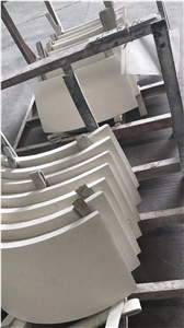 High Quality Factory Whosale Natural Stone Beige Marble Roman Column Cladding