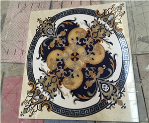 High Quality Factory Whosale Waterjet Marble Mosaic Pattern Floor Medallion
