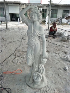 Human Sculpture Handcarved Marble Stone Statue Landscape Scuplture
