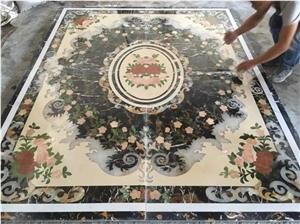 Natural Stone Marble Medallion Stone Waterjet Mosaic Pattern for Floor