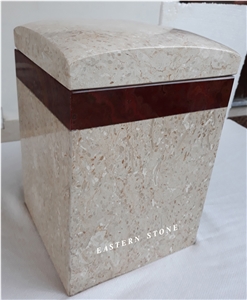New Design Marble Stone Cremation Urns, Ash Urns, Funeral Urns