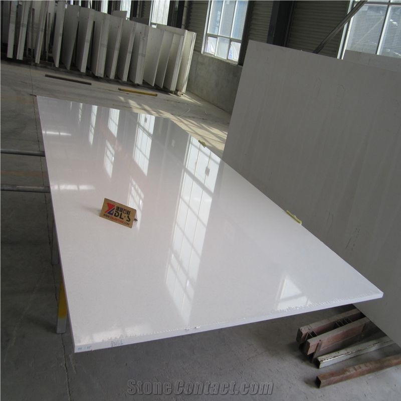 Marble Series Carrara ,White Quartz Stone Slab for Kitchen and Bathroom Tiles for Flooring Wall Panel, Engineered Quartz Slabs