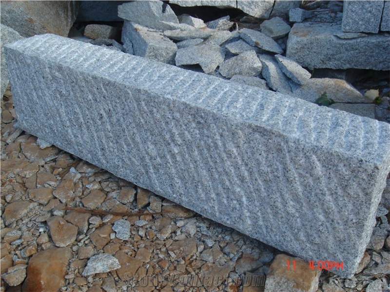 China Own Quarry G603 G602 Grey Granite Flamed Kerbs