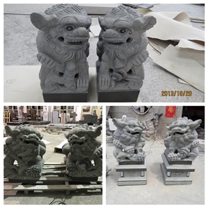 Customized China Quarry Manufacturer Haobo Handcraft Best Price New Style Volkswagen Stone Car Carving Made in Grey Granite for Interior Decoration