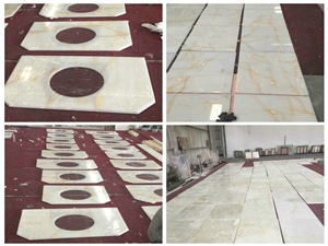 Customized Cut to Size Chinese Manufactture&Quarry Natural Stone High Quality Good Price Giallo Orlando Granite Slab for Wall and Flooring Covering