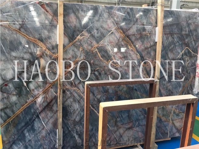 Haobo Customized Cut to Size China Quarry Natural Stone Factory Good Price&Service Exotic Red Jade Marble Slab Polished for Luxury Interior Decoration