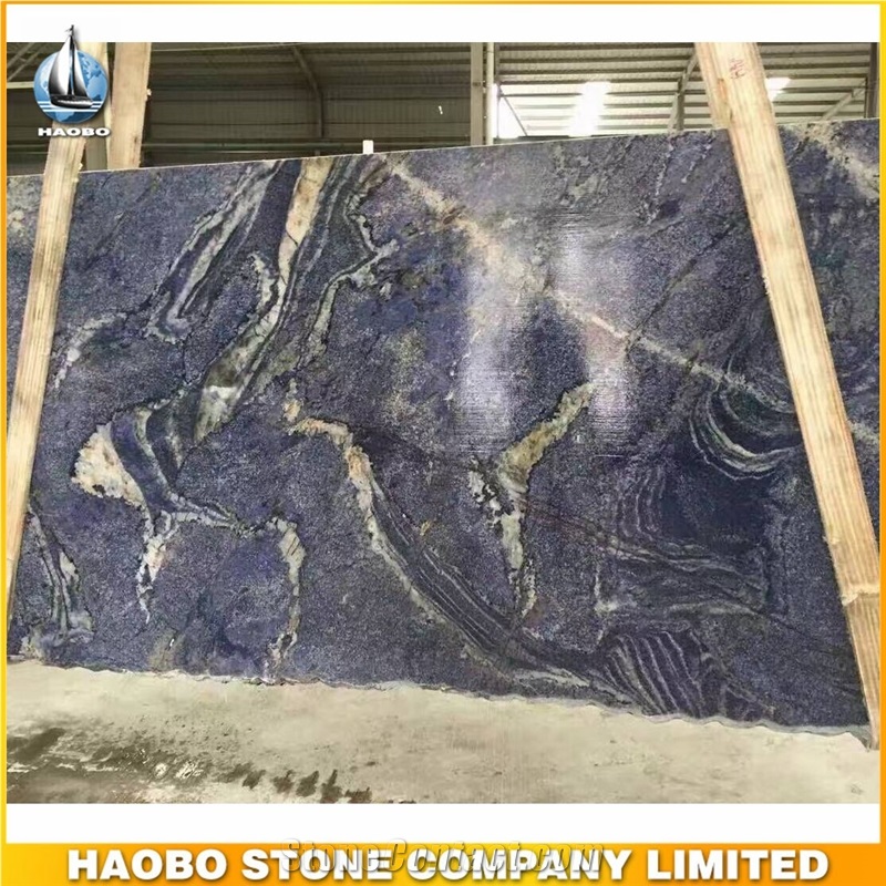 High Quaity Tiles Exotic Blue Quartzite Slab with Thickness 2cm and 3cm Available, Flooring Tiles and Wall Claddings for Building Projects