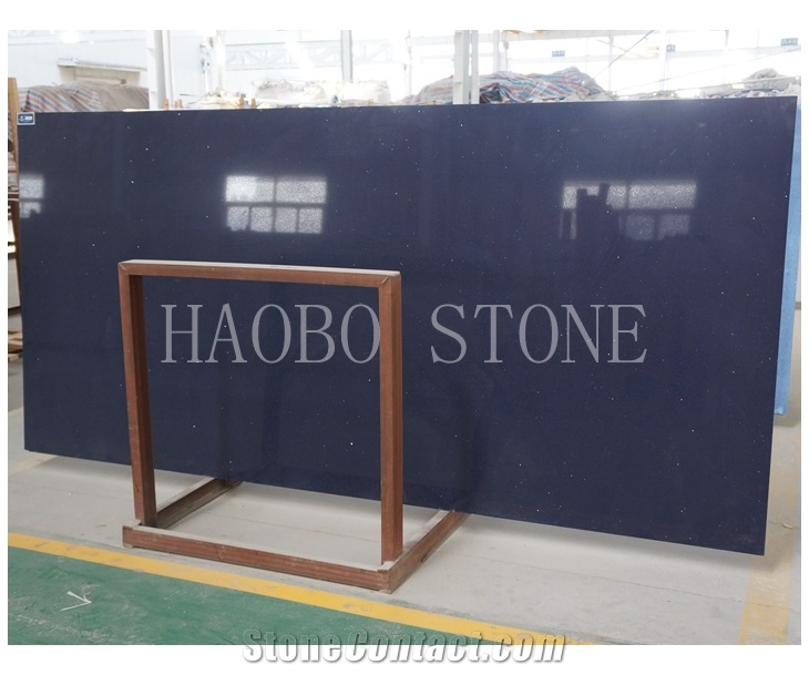 Natural Stone Unique China Quarry Best Price Customized Cut to Size High Quality Blue Quartz Slab Available 1.8cm and 3cm for Luxurious Decoration
